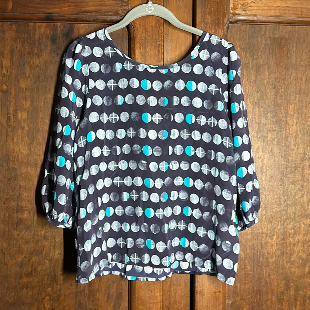 Anthropologie HD In Paris Silk blouse